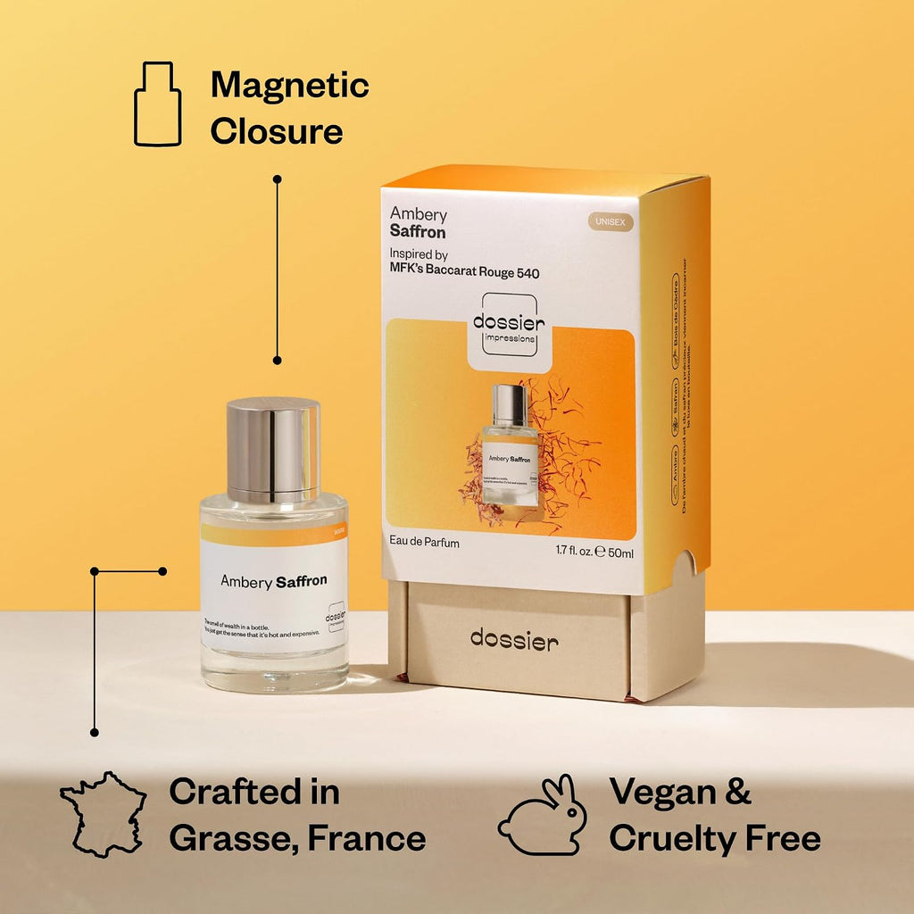 - Ambery Saffron - Inspired by Baccarat Rouge 540 - Unisex EDP