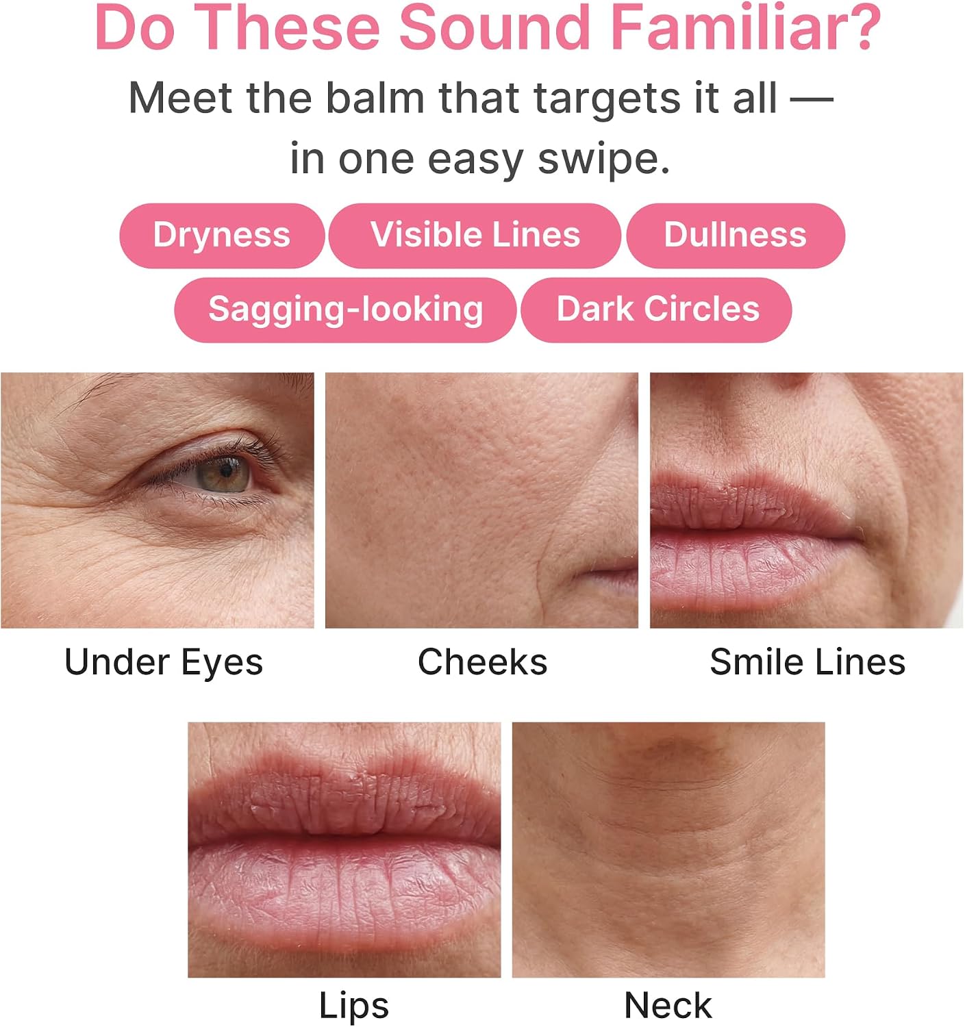 PDRN Pink Collagen Volume Multi Balm Stick - Face & Body Balm | Volufiline, PDRN, NAD, Collagen - Under-Eyes, Neck, Forehead, Smile Lines, Lips, Plumping & Radiance for Line Care, K-Beauty