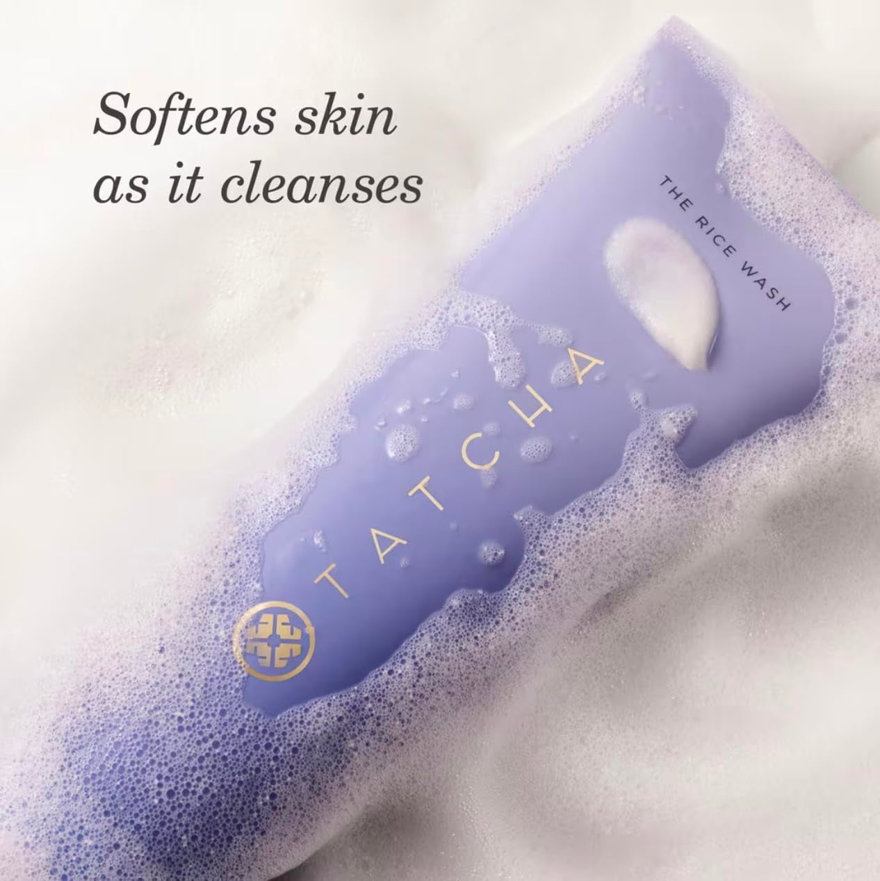 TATCHA the Rice Wash, Soft Cream Facial Cleanser with Japanese Rice Powder