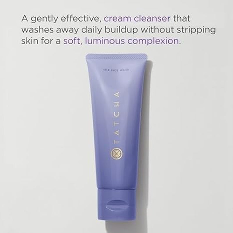 TATCHA the Rice Wash, Soft Cream Facial Cleanser with Japanese Rice Powder